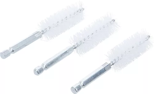 BGS technic Nylonkefe készlet | 19 mm | 1/4" | 3 darabos | a BGS 3078 kefekészlethez (BGS 3078-19-N)