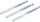 BGS technic Nylonkefe készlet | 8 mm | 1/4" | 3 darabos | a BGS 3078 kefekészlethez (BGS 3078-8-N)