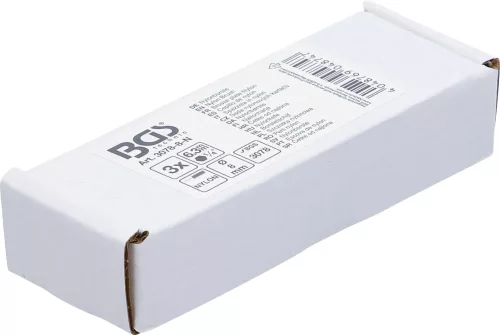 BGS technic Nylonkefe készlet | 8 mm | 1/4" | 3 darabos | a BGS 3078 kefekészlethez (BGS 3078-8-N)