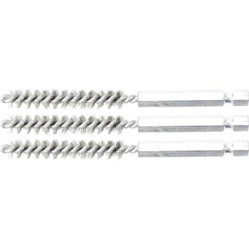   BGS technic Acélkefe készlet | 8 mm | 1/4" | 3 darabos | a BGS 3078 kefekészlethez (BGS 3078-8-S)