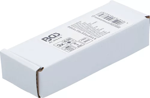 BGS technic Sárgarézkefe készlet | 9 mm | 1/4" | 3 darabos | a BGS 3078 kefekészlethez (BGS 3078-9-M)