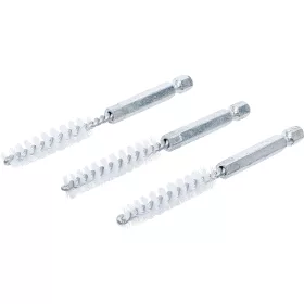   BGS technic Nylonkefe készlet | 9 mm | 1/4" | 3 darabos | a BGS 3078 kefekészlethez (BGS 3078-9-N)