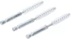 BGS technic Nylonkefe készlet | 9 mm | 1/4" | 3 darabos | a BGS 3078 kefekészlethez (BGS 3078-9-N)