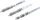 BGS technic Acélkefe készlet | 9 mm | 1/4" | 3 darabos | a BGS 3078 kefekészlethez (BGS 3078-9-S)