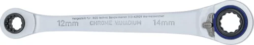 BGS technic Racsnis csillagkulcs "4 az 1-ben" | 10 x 12, 14 x 17 mm (BGS 30818)
