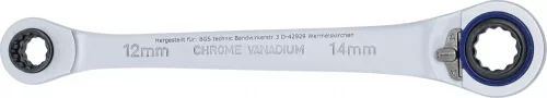 BGS technic Racsnis csillagkulcs "4 az 1-ben" | 10 x 12, 14 x 17 mm (BGS 30818)