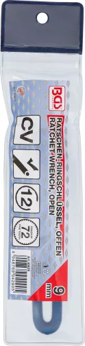 BGS technic Racsnis nyitott kulcs, 9 mm (fékcsőkulcs) (BGS 30829)