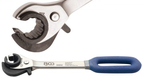 BGS technic Racsnis nyitott kulcs, 12 mm (fékcsőkulcs) (BGS 30832)