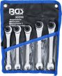 BGS technic 5 részes nyitott racsnis csillag-villáskulcs készlet (BGS 30836)