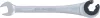 BGS technic Nyitott racsnis csillag-villáskulcs, 12 mm (BGS 30842)