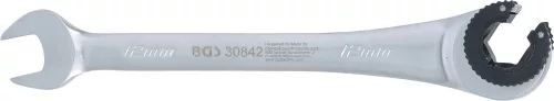 BGS technic Nyitott racsnis csillag-villáskulcs, 12 mm (BGS 30842)
