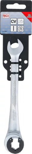 BGS technic Nyitott racsnis csillag-villáskulcs, 12 mm (BGS 30842)