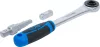 BGS technic 1/2" Racsnis hajtószár "Go-thru" radiátor kulccsal és 1/2"-os négyszög adapterrel (BGS 314)