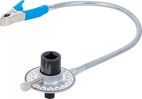 BGS technic Meghúzási szögmérő rögzítőkarral, 1/2”, max. 280 Nm (szögrehúzó tárcsa) (BGS 3169)