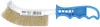 BGS technic Acél kefe, sárgaréz bevonat, 260mm hosszú (BGS 3172)