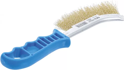 BGS technic Acél kefe, sárgaréz bevonat, 260mm hosszú (BGS 3172)