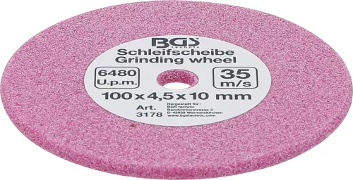 BGS technic Csiszoló tárcsa 100x4,5x10mm, 3180-hoz (3/8", 0,404" láncokhoz) (BGS 3178)
