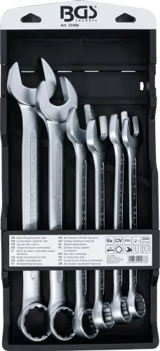 BGS technic 6 részes csillag-villáskulcs készlet XXL, 34-50 mm (BGS 32400)