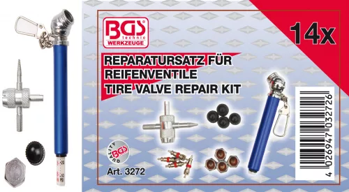 BGS technic 14 részes kerékszelep javító készlet (BGS 3272)