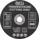 BGS technic Vágókorong pneumatikus darabolóhoz, 75 × 1,8 × 9,7 mm, 20 000 ford./perc (BGS 3286-1)