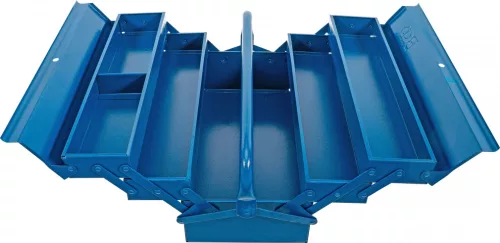 BGS technic Fém szerszámosdoboz | üres | 420 x 200 x 200 mm | 5 rekeszes (33000)