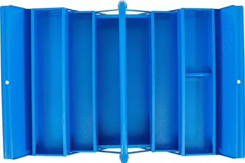 BGS technic Fém szerszámosdoboz | üres | 420 x 200 x 200 mm | 5 rekeszes (33000)