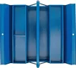 BGS technic Fém szerszámosdoboz | üres | 420 x 200 x 150 mm | 3 rekeszes (33001)