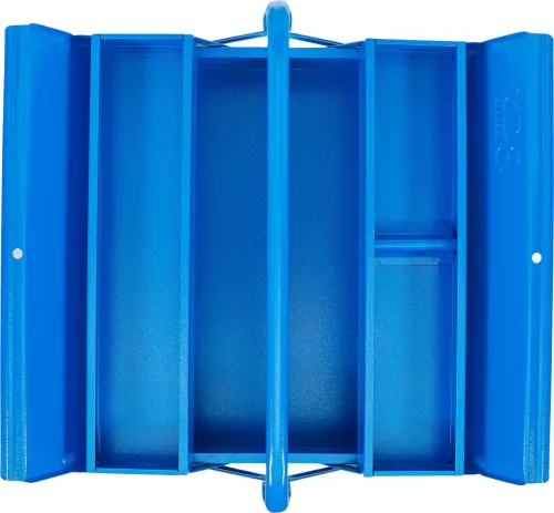 BGS technic Fém szerszámosdoboz | üres | 420 x 200 x 150 mm | 3 rekeszes (33001)