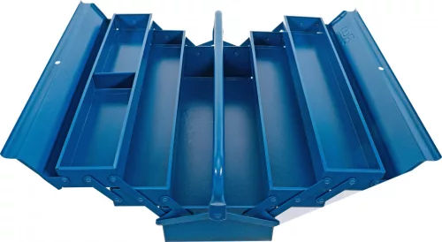 BGS technic Fém szerszámosdoboz | üres | 530 x 200 x 200 mm | 5 rekeszes (33002)