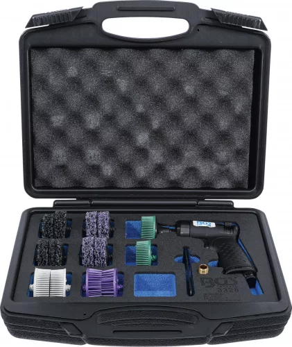 BGS technic Levegős sörtés csiszolókészlet | 17 db. (BGS 3328)