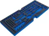 BGS technic Szerszámtálca a BGS 3312 szerszámosládához, üresen: 77 részes 1/2" és 1/4" dugókulcs fej, bitfej és hajtószár készlethez (nem tartozék) (BGS 3341-1)
