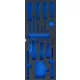BGS technic Szerszámtálca a BGS 3312 szerszámosládához, üresen: 41 részes csavarhúzó, bit és mágneses felszedő készlethez (nem tartozék) (BGS 3343-1)