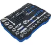 BGS technic Hab anyagú betét BOXSYS1 & 2 típushoz: Dugókulcskészlet | 6,3 mm (1/4") / 12,5 mm (1/2") | BGS systainer® | 65 darabos (BGS 3351)