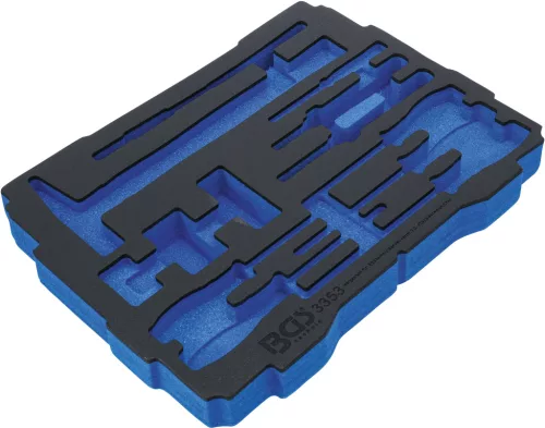 BGS technic Hab anyagú betét BOXSYS1 & 2 típushoz | üres | 3353 cikkszámhoz (BGS 3353-1)