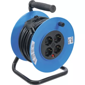   BGS technic Kábeldob 25 m, 3 × 1,5 mm², 4 aljzat, IP20, 3000 W (BGS 3361)