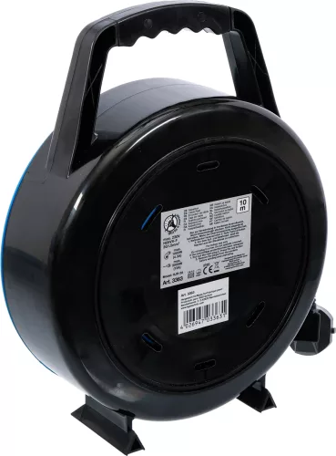 BGS Zárt kábeldob 10 m, 3 × 1,5 mm², 4 aljzat, IP20, 3000 W (BGS 3363)