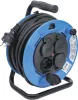 BGS technic Kábeldob | 25 m | 3 x 1,5 mm² | 4 csatlakozóaljzat zárósapkával | IP 44 | 3500 W (BGS 3375)