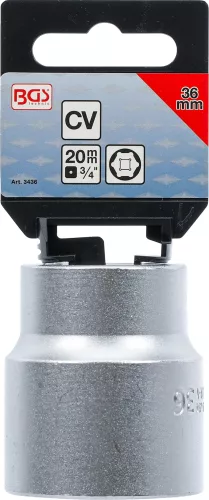 BGS technic 3/4" "Pro Torque" dugókulcs, 36 mm (BGS 3436)
