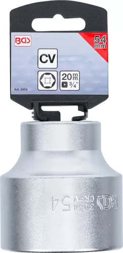 BGS technic Dugókulcs, hatszögletű | 20 mm (3/4") | 54 mm (3454)