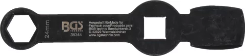 BGS technic Nyomatékimpulzusos csillagkulcs | tizenkétszögletű | 2 ütőfelülettel | 24 mm (BGS 35344)