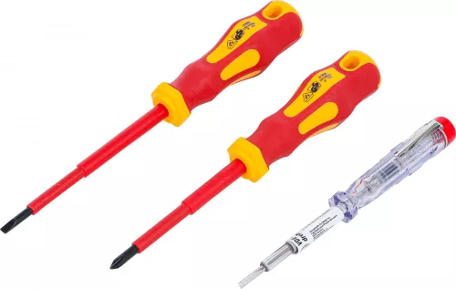 BGS DIY VDE szigetelt csavarhúzó készlet | 3 darabos (BGS 35810)