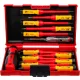 BGS technic VDE szigetelt csavarhúzó készlet cserélhető pengékkel, SL / PH / PZ / Torx, 13 részes (BGS 35814)