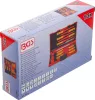 BGS technic VDE szigetelt csavarhúzó készlet cserélhető pengékkel, SL / PH / PZ / Torx, 13 részes (BGS 35814)