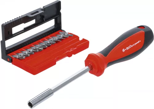 BGS DIY Cserélhető fejű csavarhúzó 12 bittel (BGS 35820)