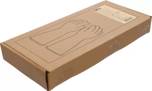 BGS technic Villanyszerelő védőkesztyű | természetes latex szigetelő védelemmel | Méret 10 (XL) (35891)