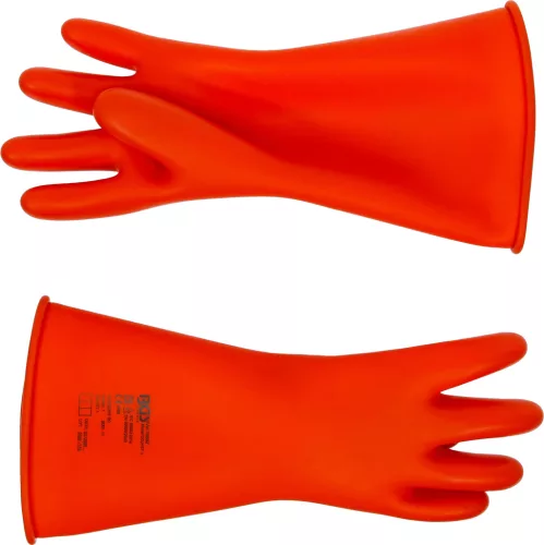 BGS technic Villanyszerelő védőkesztyű | természetes latex szigetelő védelemmel | Méret 11 (XXL) (35892)