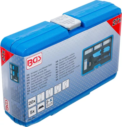 BGS technic Kaparó és vágókés készlet 27 részes (BGS 364)