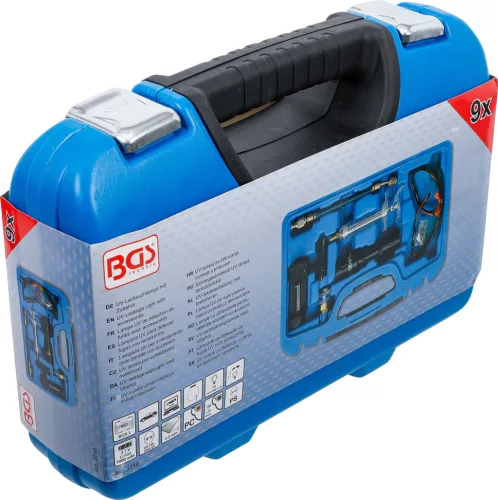 BGS technic Szivárgásérzékelő UV-lámpa tartozékokkal (BGS 3710)