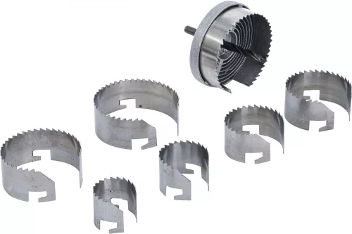 BGS DIY 7 részes lyukfűrész, átmérő: 26-63 mm, mélység: 1" (BGS 3903)