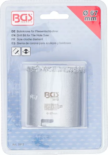 BGS technic Csempe körkivágó 67mm, 3910-hez (BGS 3913)